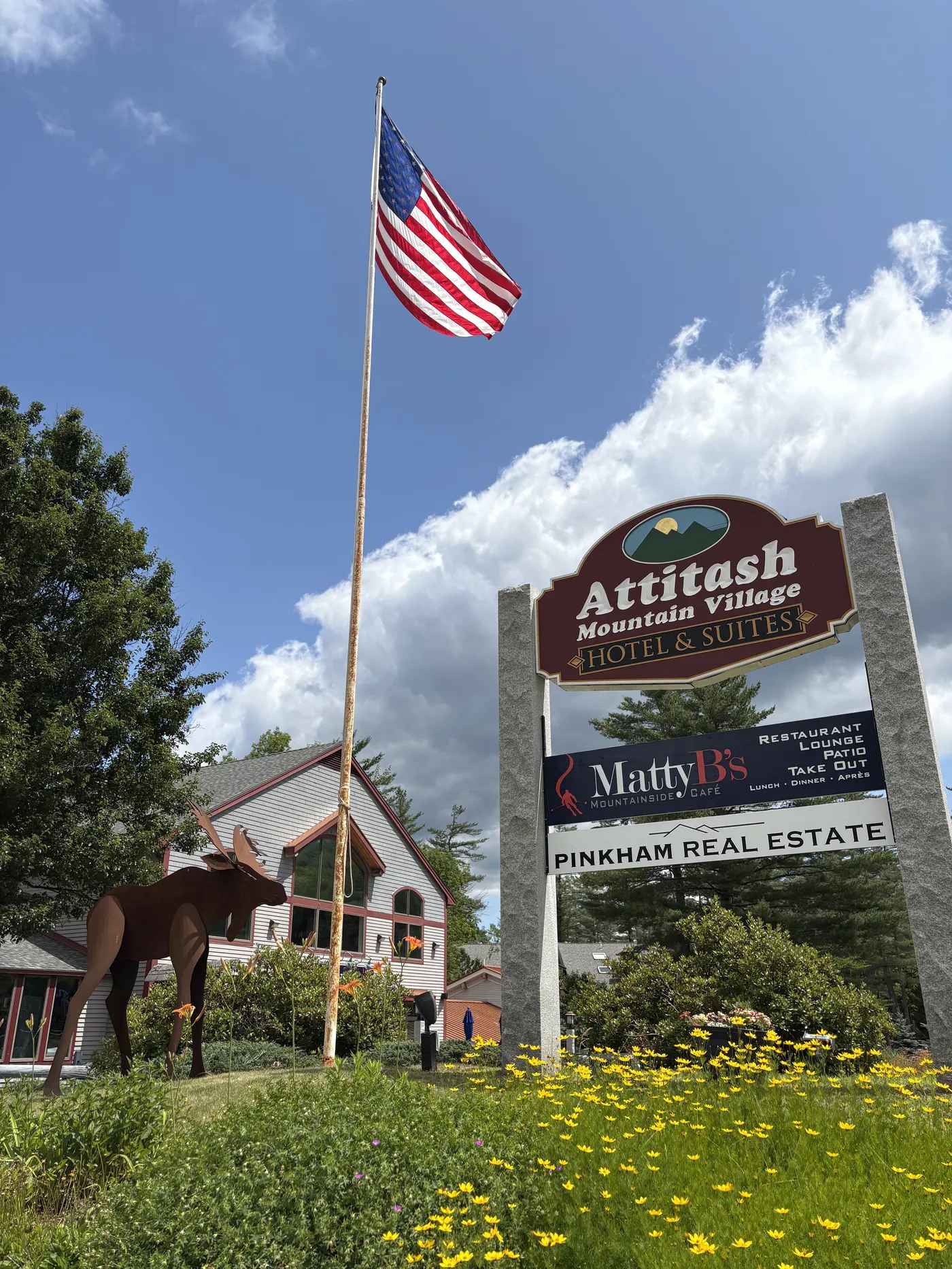 Attitash Mountain Village Main Entrance