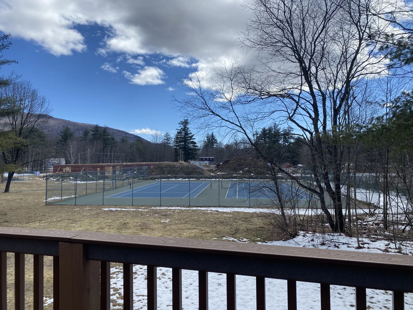 Tennis Courts from Balcony
